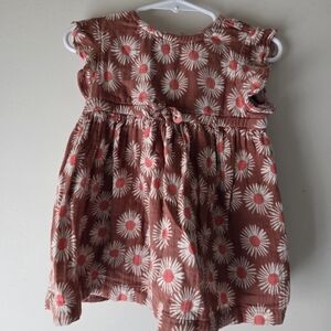 Hanna Andersson Pink and White Floral Kids Dress